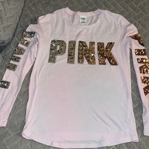 Pink long sleeve shirt